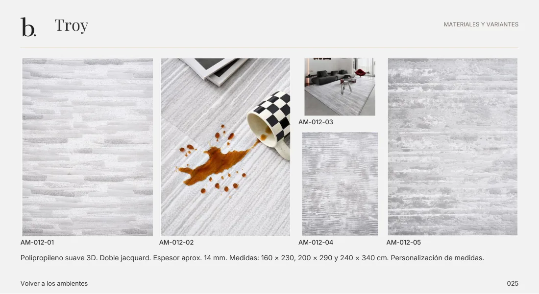 Alfombras a medida, página 25