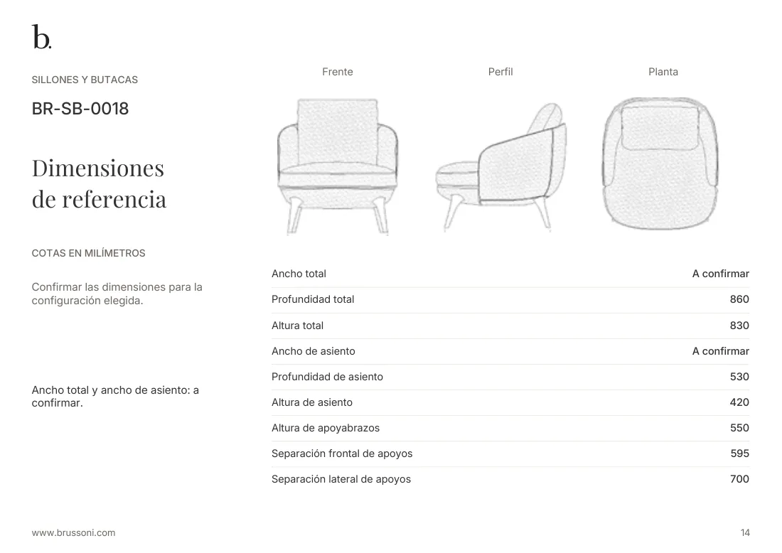Sillones y butacas, página 14